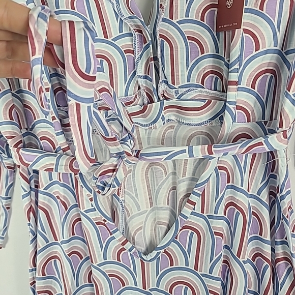 NWT Lila Rainbow Labor & Postpartum Gown One Size - Picture 9 of 11